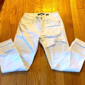 Mid Rise White pants. Size 3.